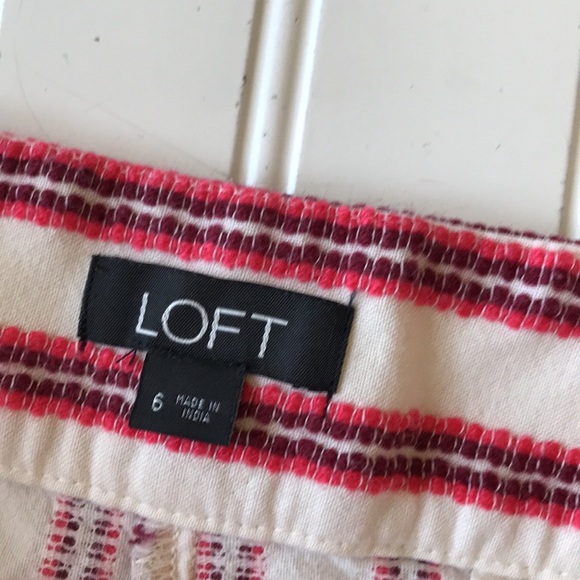 Loft striped shorts red white - Picture 9 of 10